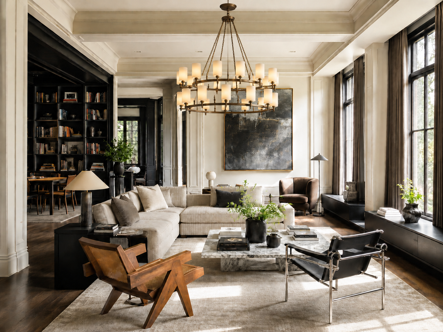 Decorative lighting that gives the room a true focalpoint